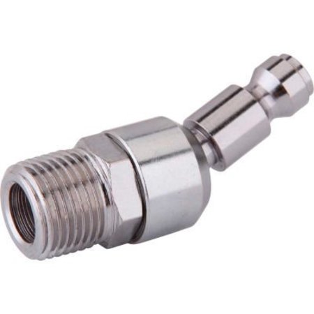GEC Freeman Male To Male Swivel Automotive Plug, 1/4" x 3/8", Zinc Z1438MMSAP